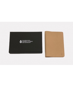 HKUST Slim Leather Passport Cover